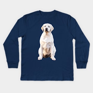 Labrador Retriever Kids Long Sleeve T-Shirt